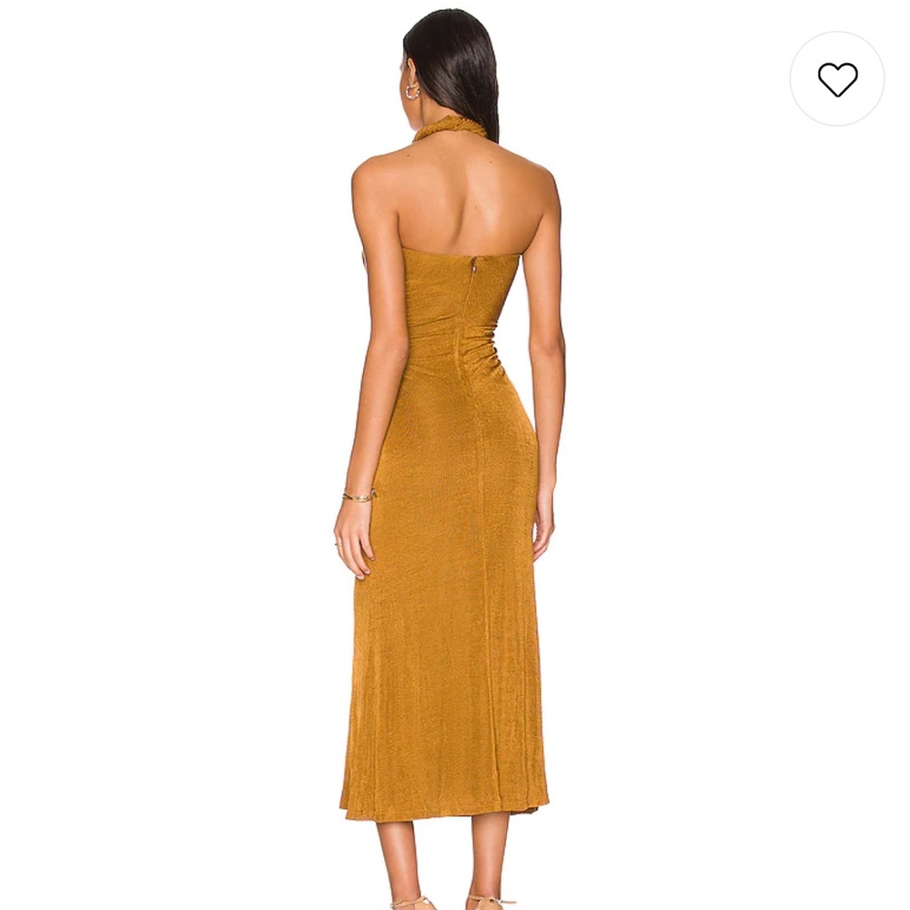 Misha Lydia Dress in Bronze - Picture 3 of 4